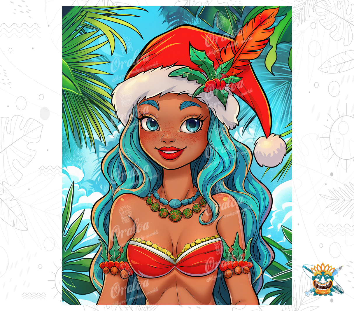 Diamond Painting Oraloa Sunny Christmas - Creative diamond embroidery kit