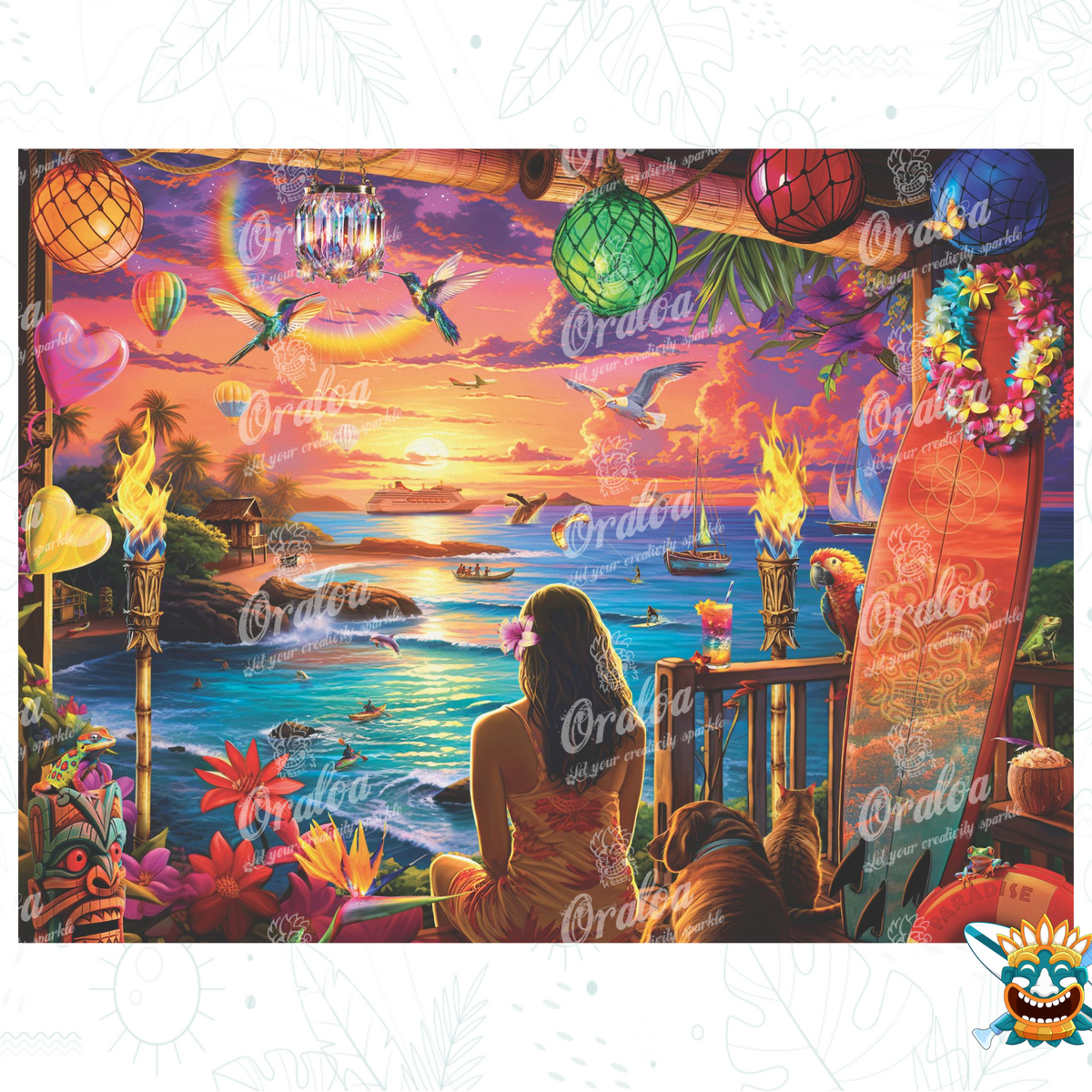 Paradise in Diamond Painting - By Michael David Ward at Oraloa