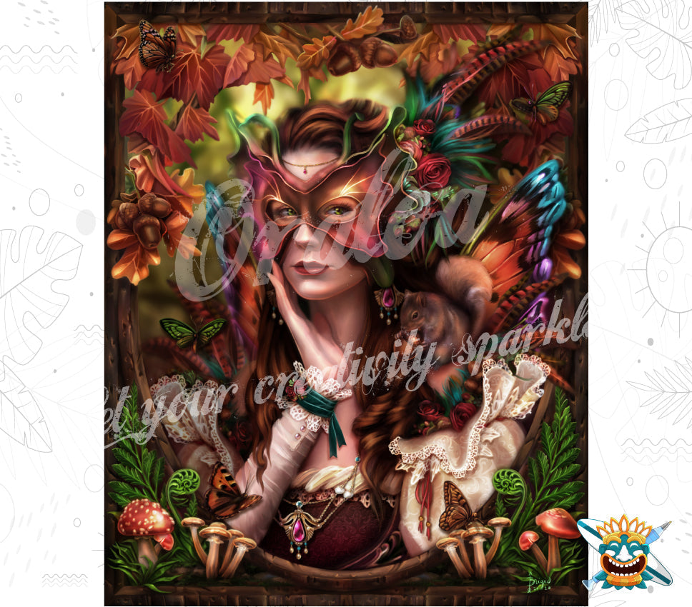 Diamond Painting Autumn Queen - A captivating work... – Oraloa