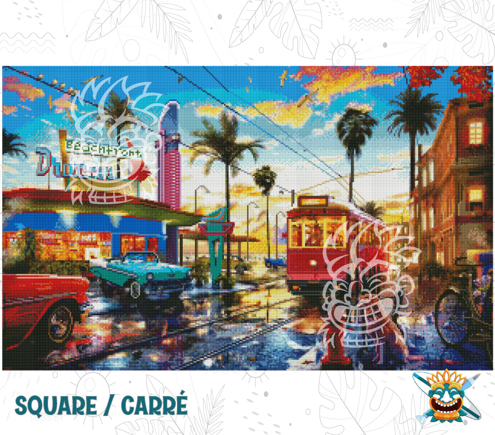 Drive In frente a la playa