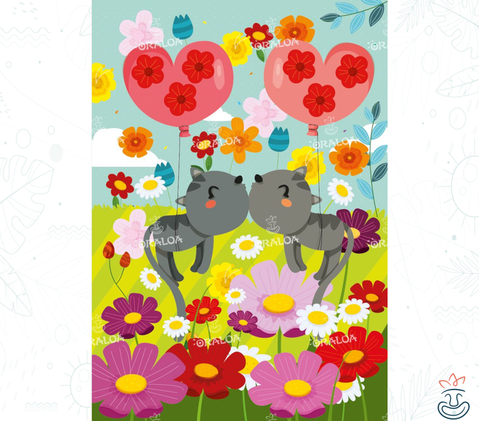 Les chats amoureux