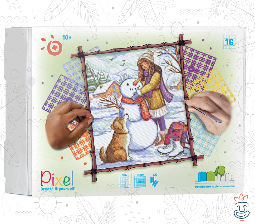 Pixel Hobby Oraloa - Girl and Snowman