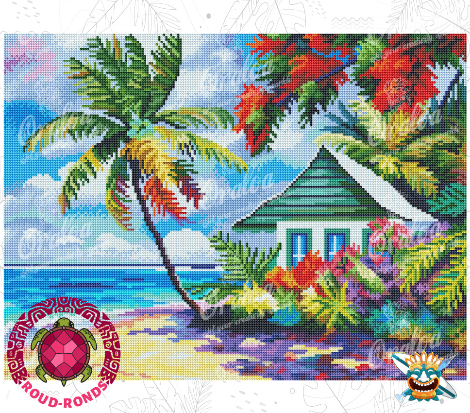 Green Cottage on the Beach