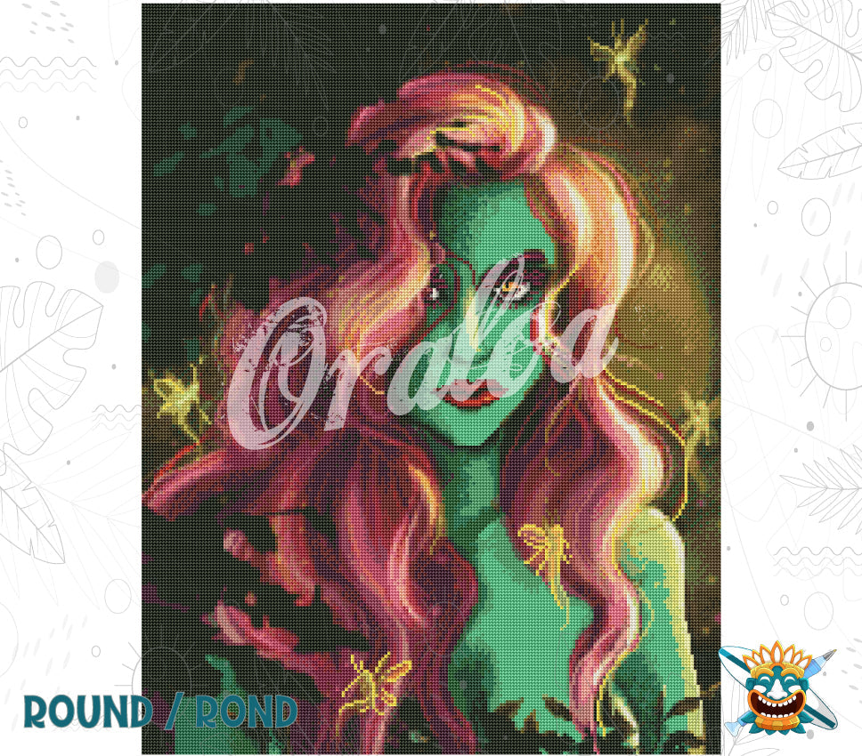 Détail Diamond Painting Hidden Creatures Oraloa - Broderie diamant