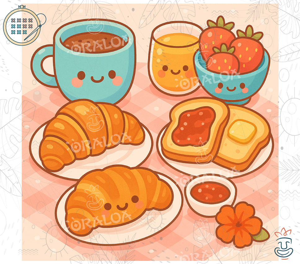 Good Morning - Stamped Cross Stitch