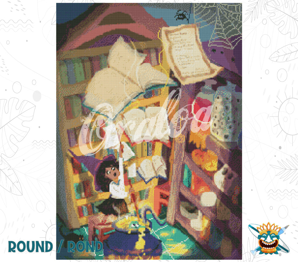 Détail Diamond Painting Potion de Magie Oraloa - Broderie diamant