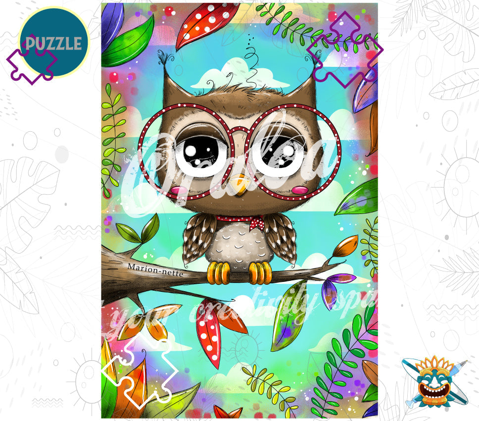 Puzzle 2D - L'Adorable Chouette