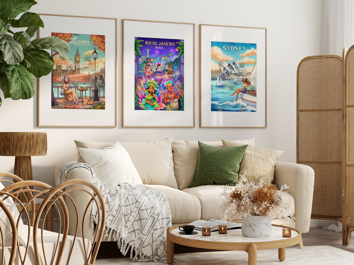 Beispiel Diamantstickerei Poster Oraloa: Sydney - Oraloa Diamond Painting