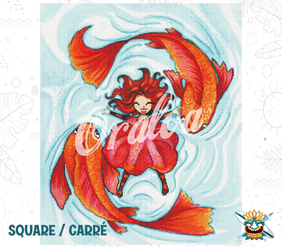 Zoom Diamond Painting Oraloa Miss Rouge - Creative kit