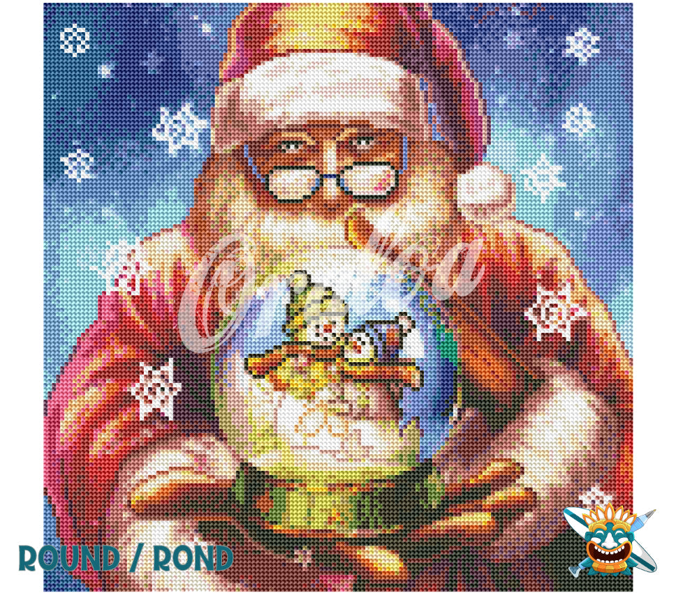 Zoom Diamond Painting Oraloa Santa Claus - Kit creativo