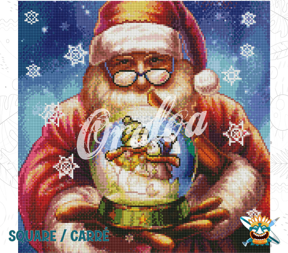 Resultado Diamond Painting Santa Claus - Oraloa arte terapia