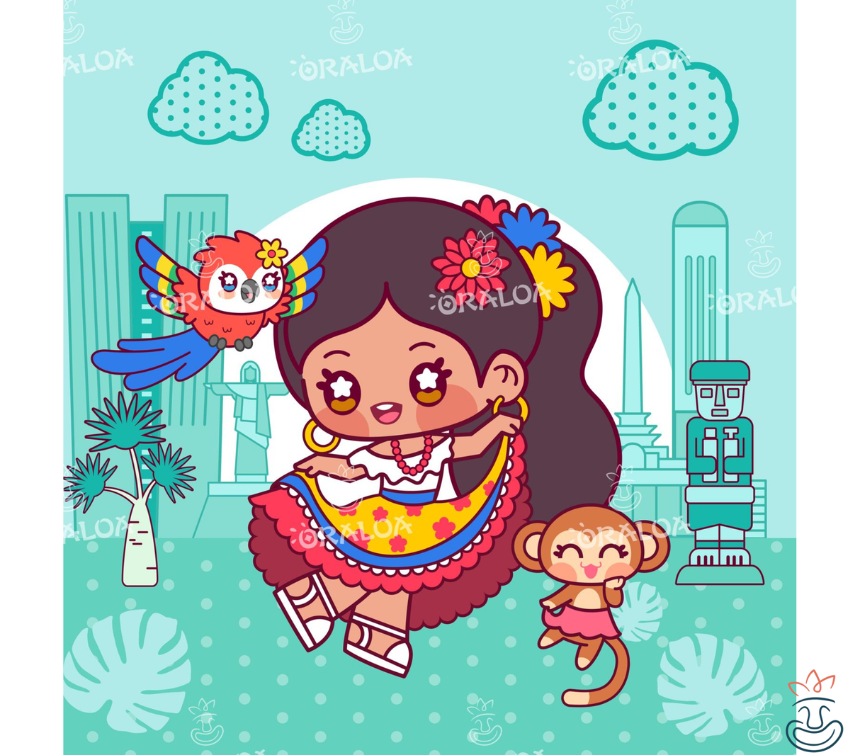 Filles d'Amérique du Sud