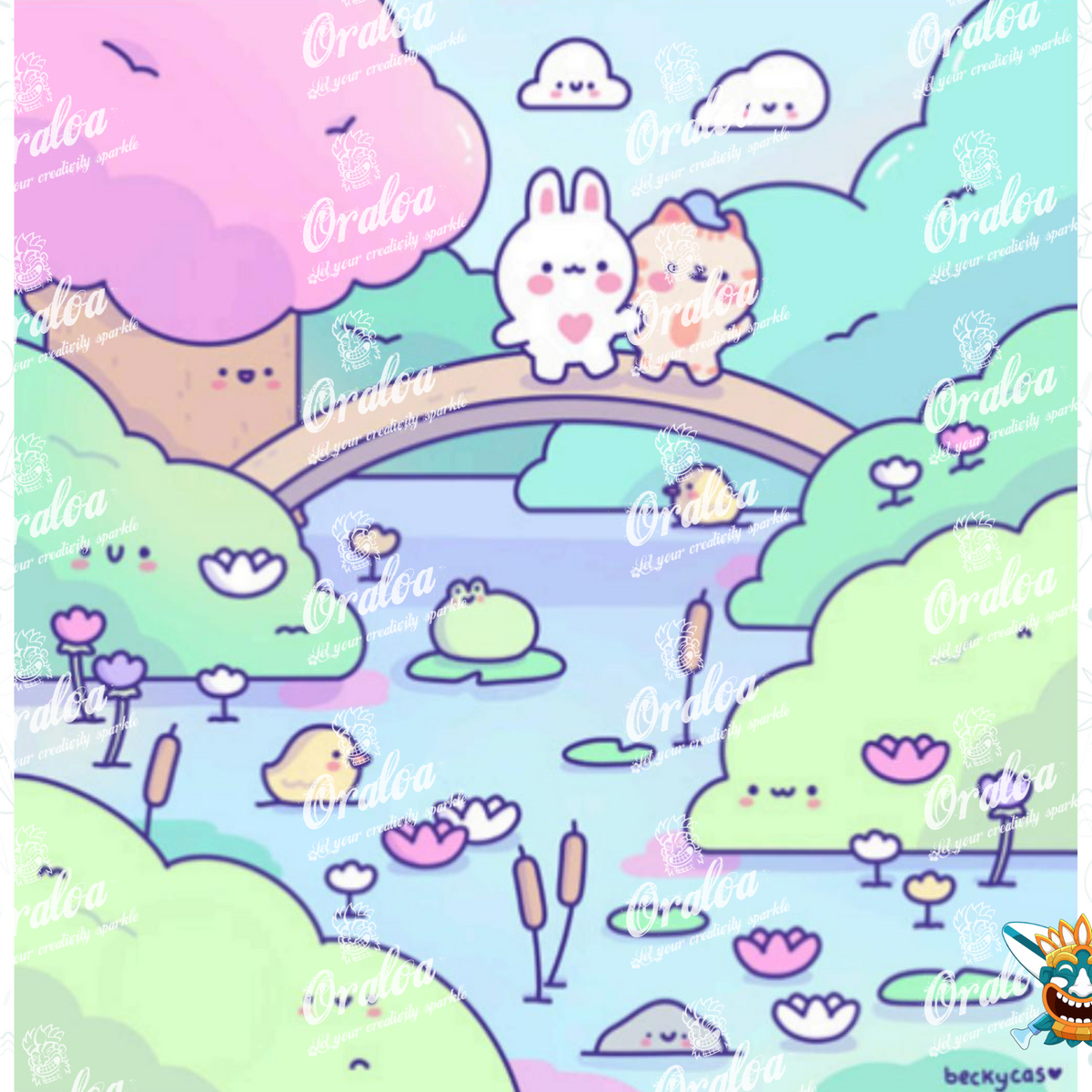ORALOAダイヤモンドアート Cute Park Kit Diamond Painting Cute Park | Art Therapy – Oraloa