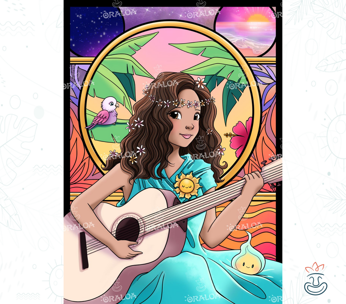 Muse d'un Couché de Soleil d'Été