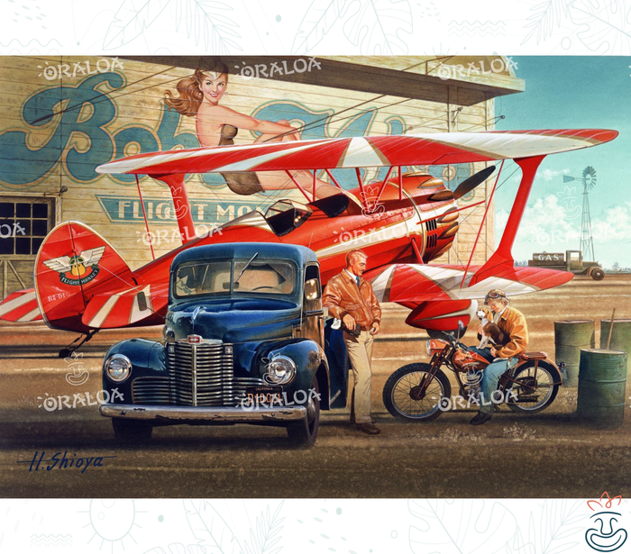 Airplane and Truck