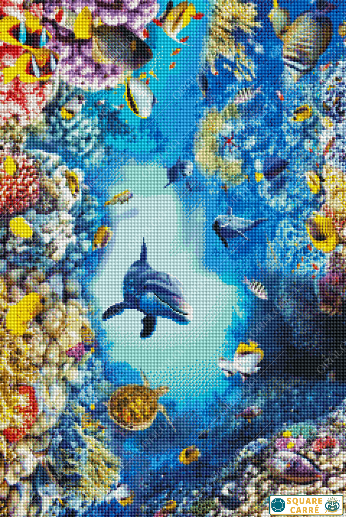 Détail Diamond Painting Under the Sea Oraloa - Broderie diamant