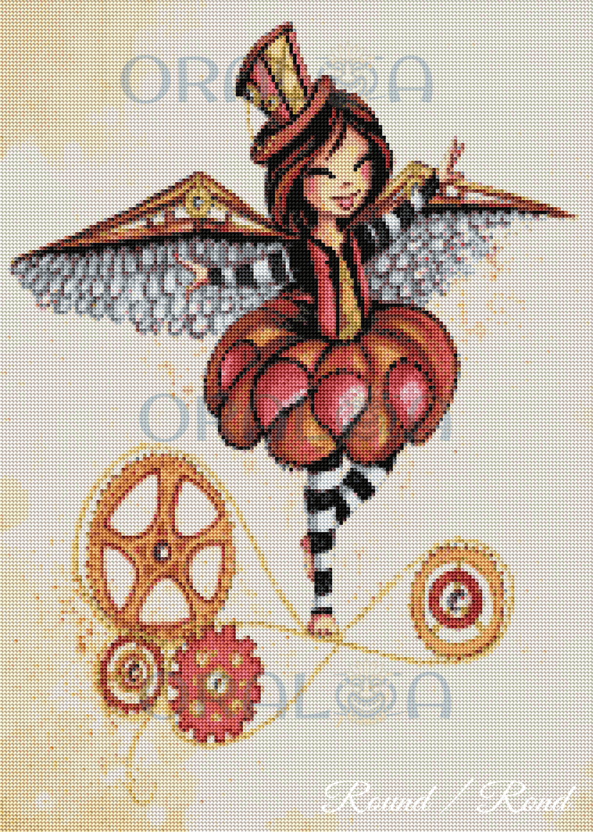 Preview Oraloa kit Diamond Painting Les Petites Miss: Angel