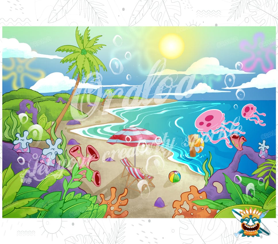 Oraloa Beach Dream - Diamond Painting art thérapie kit complet