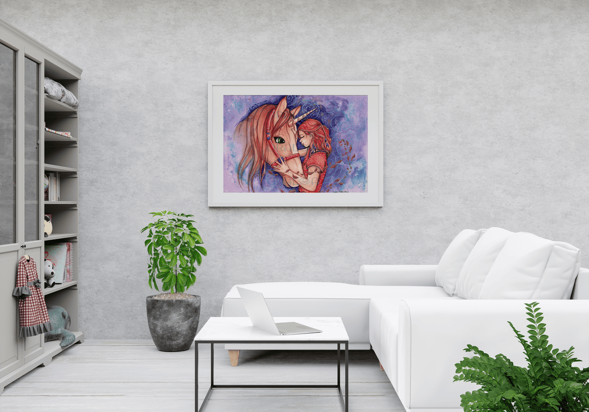 Diamond Painting Hug and unicorn Oraloa.