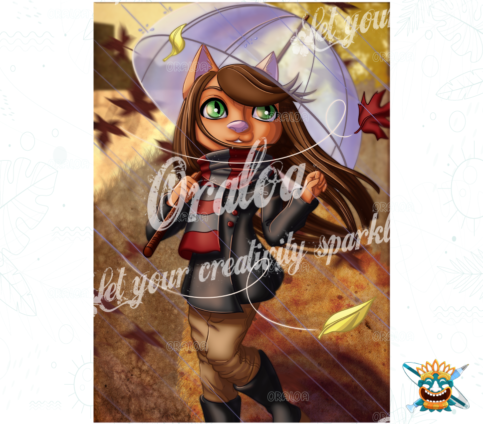 Diamond Painting Catgirl Oraloa.