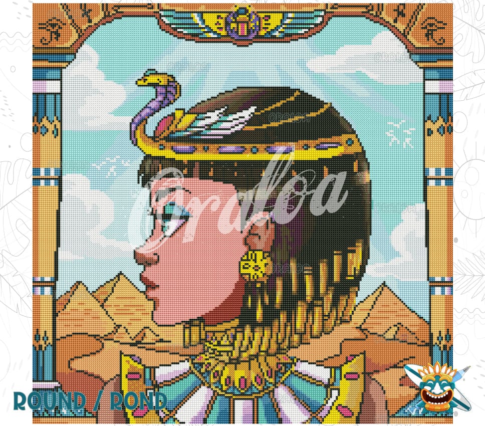 Zoom Diamond Painting Oraloa Cleopatra - Kit créatif