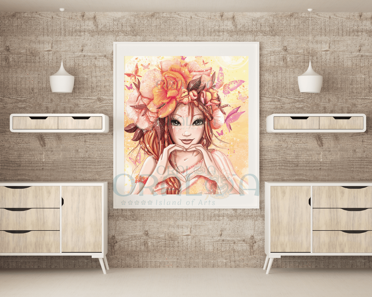 Coeur en fleur Oraloa.