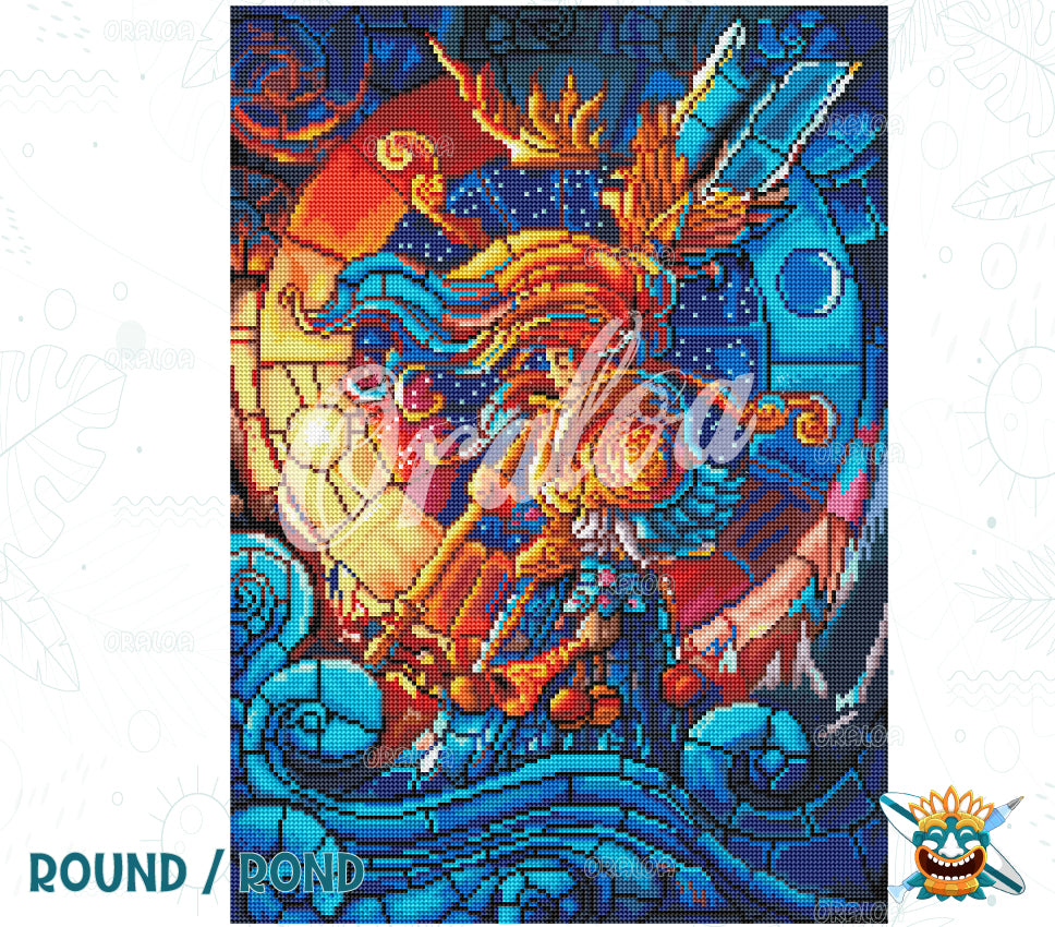 Beispiel Diamantstickerei Conquest - Oraloa Diamond Painting