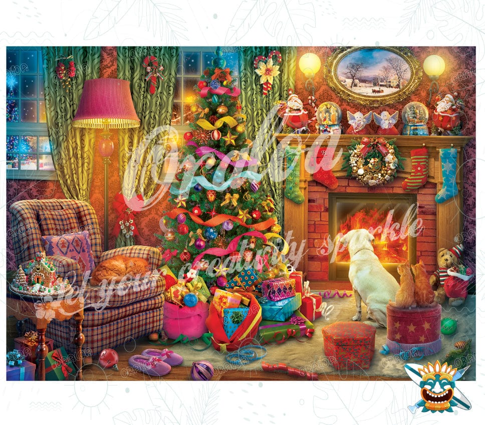 Cozy Christmas diamond embroidery - Oraloa Diamond Painting creative