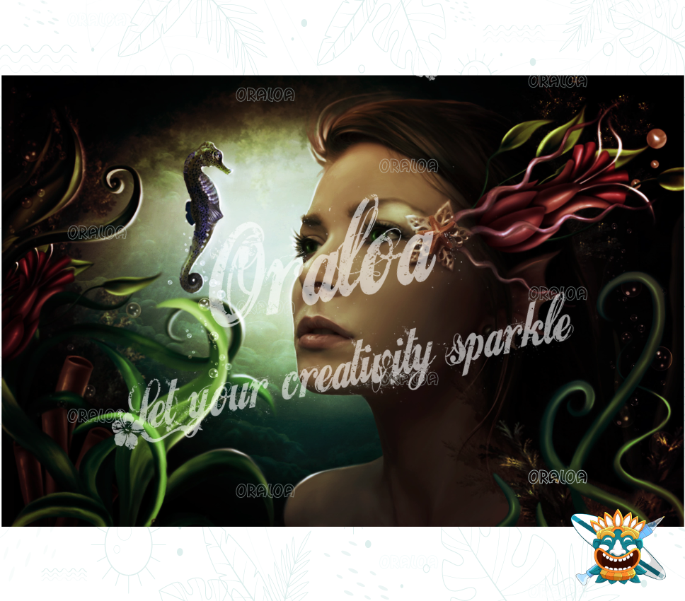 Diamond Painting Deep Sea Oraloa.