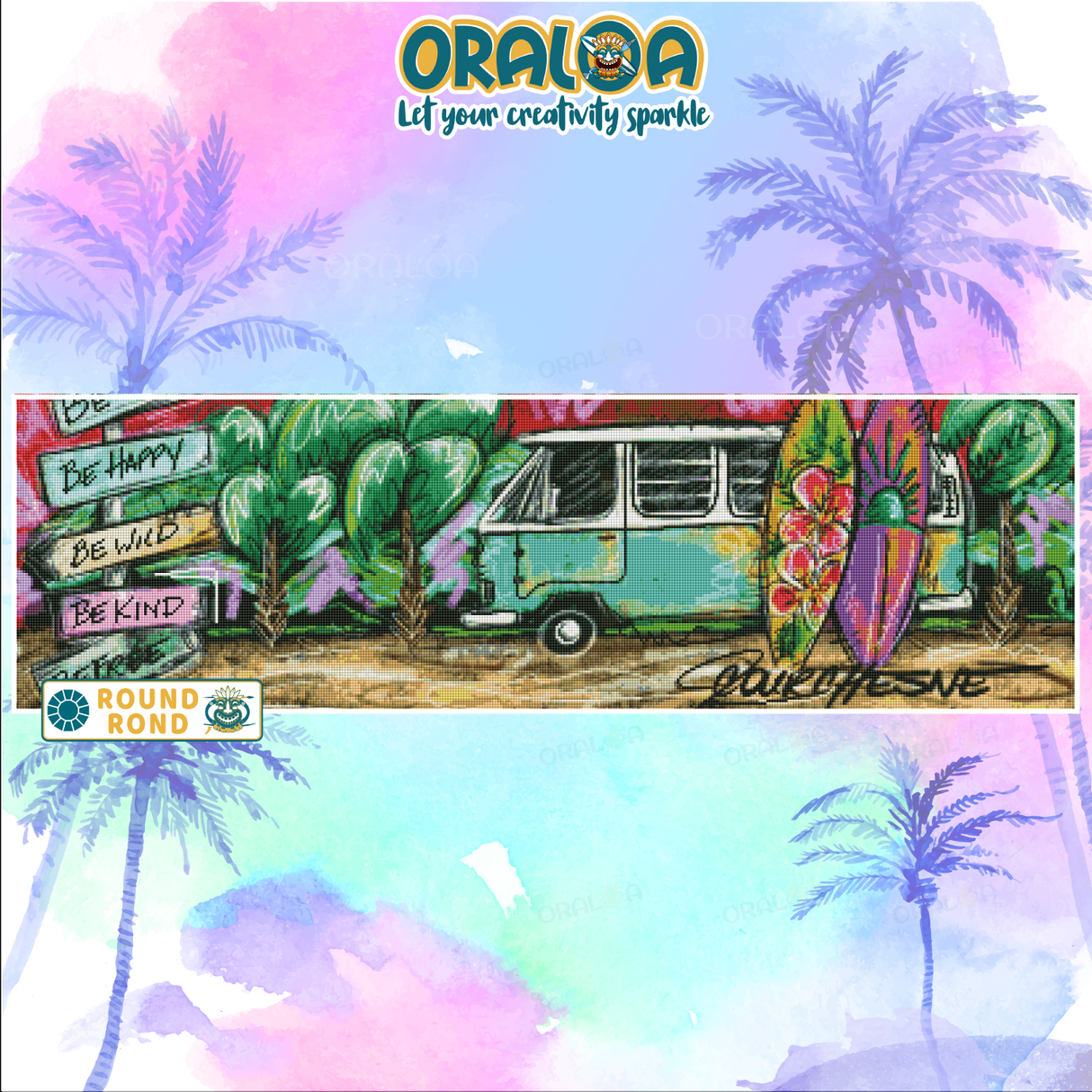 Résultat Diamond Painting Oraloa Destination - Oraloa art thérapie