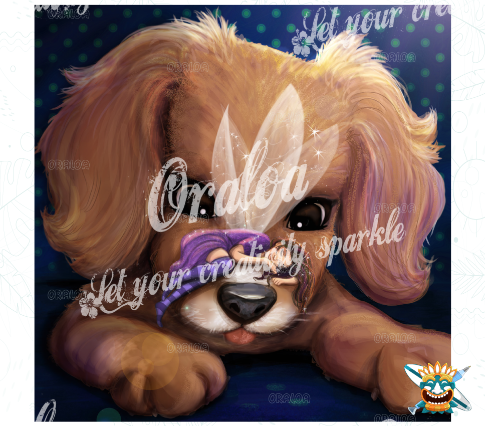 Diamond Painting Dog Komfort Oraloa.
