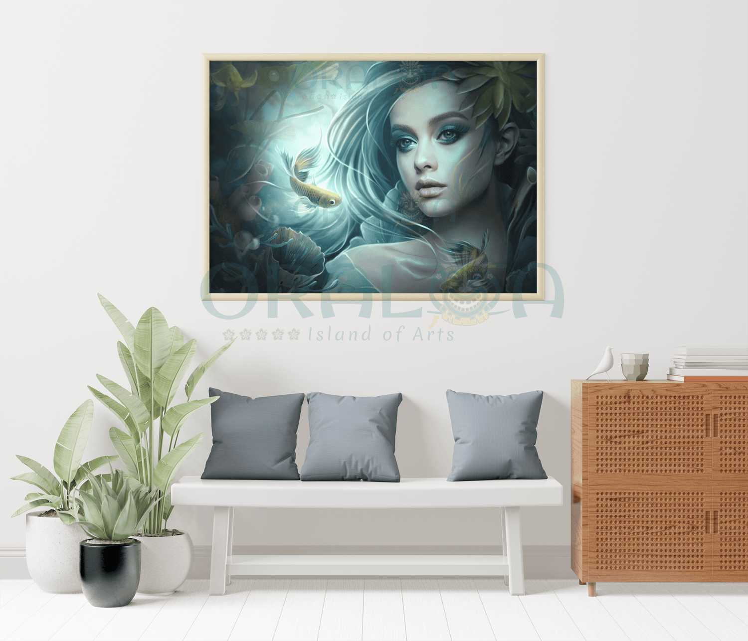 Girl and Fishes - Oraloa