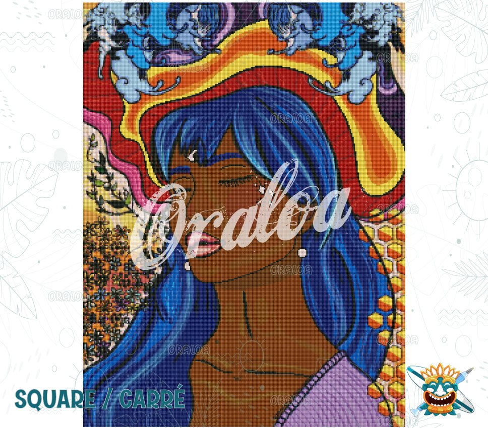 Detail Diamond Painting In Love Oraloa - Diamond embroidery