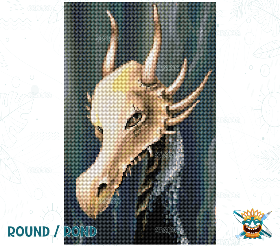 Diamond embroidery example The Battleship - Oraloa Diamond Painting