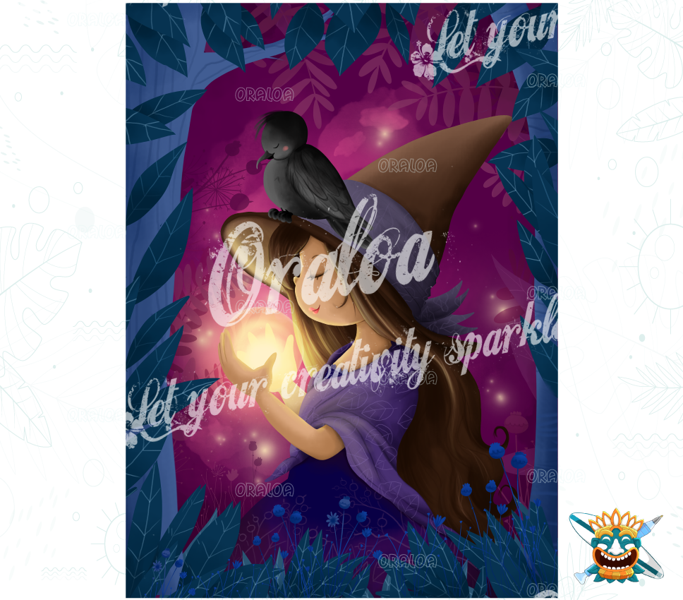 The Witch - Oraloa Diamond Painting art therapy kit