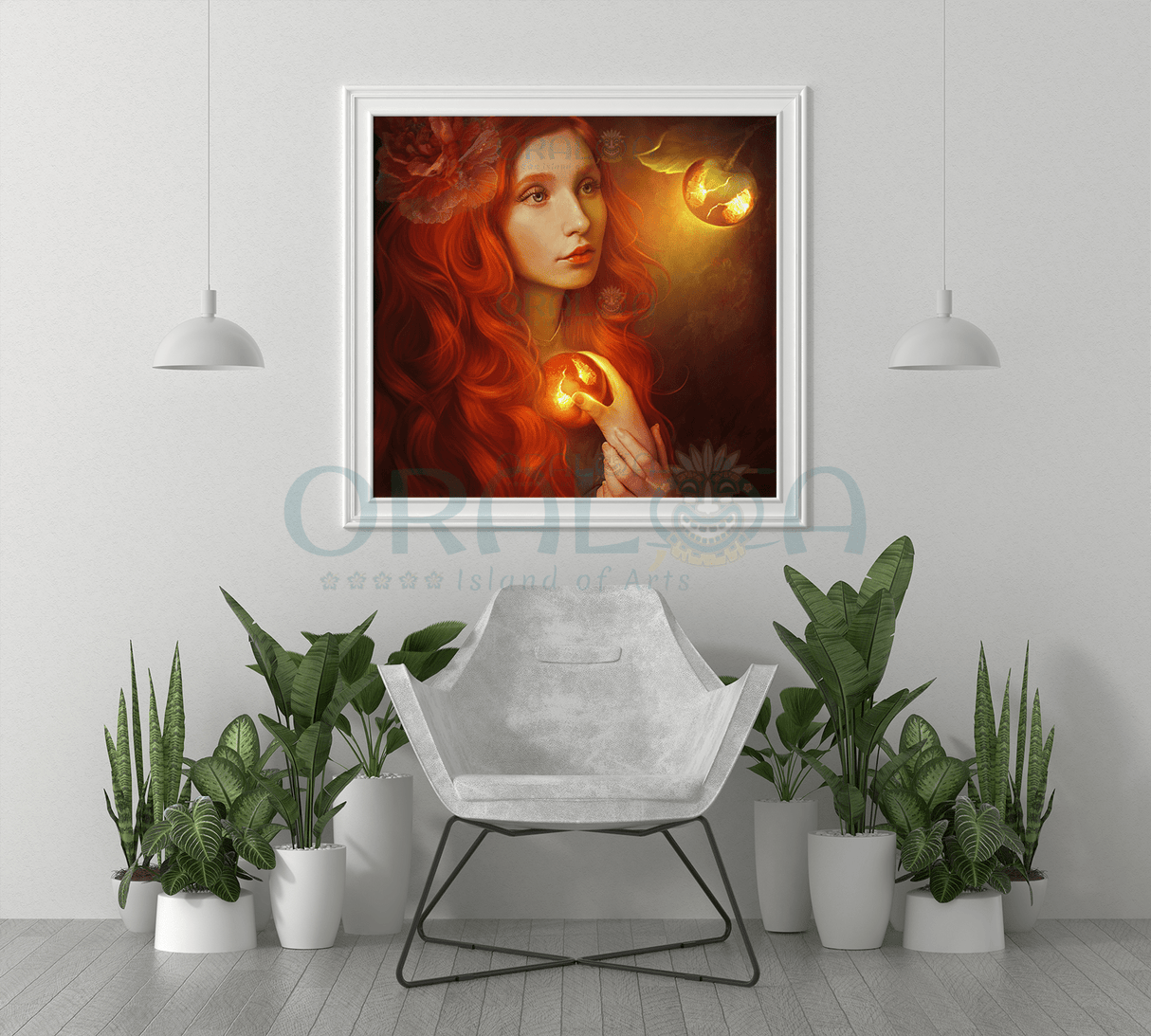 Diamond Painting Lady of the Apples - Oraloa