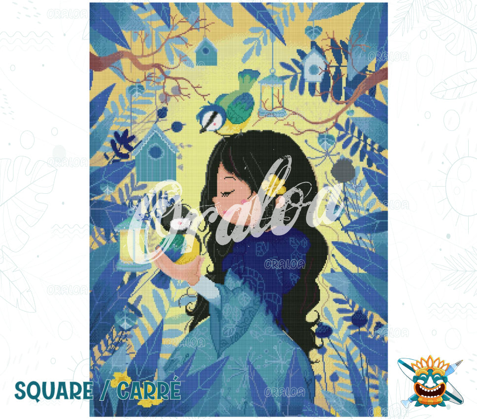 Detail Diamond Painting Totem Messange Oraloa - Diamond painting