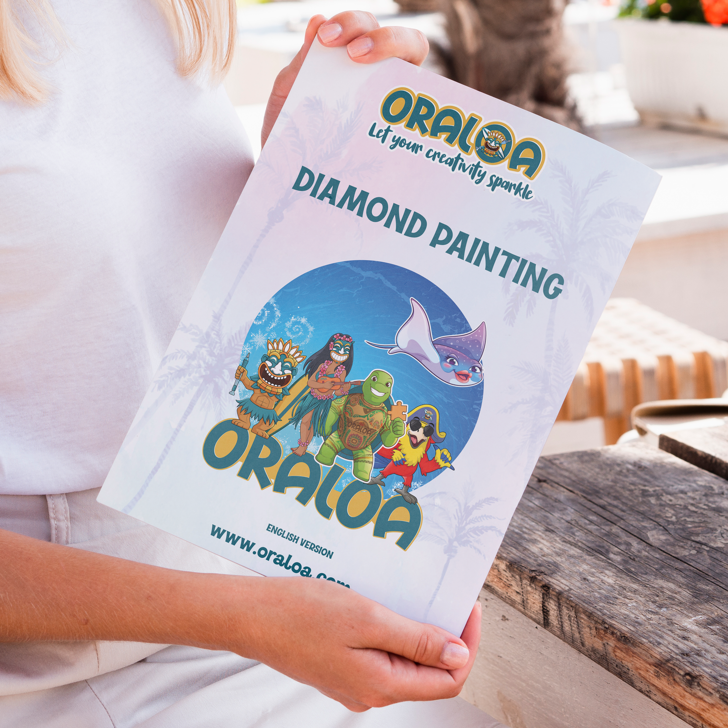 Livret d'activité Diamond Painting en Anglais