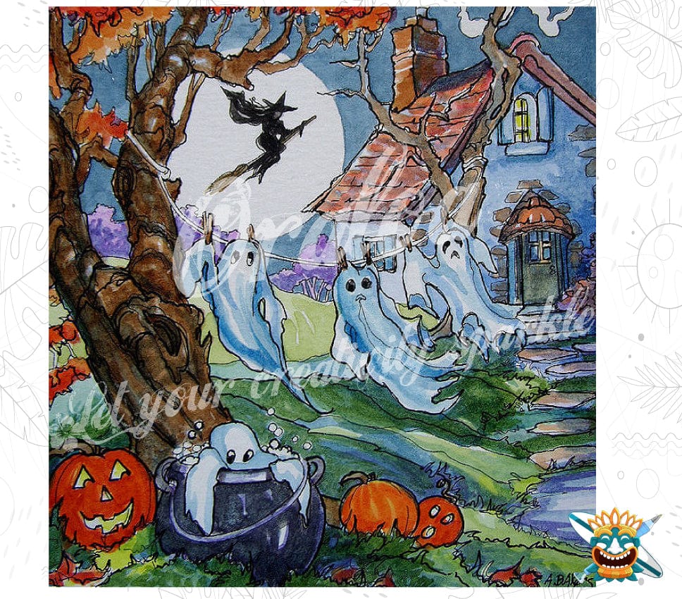 Diamond embroidery October Laundry - Oraloa Diamond Painting creative