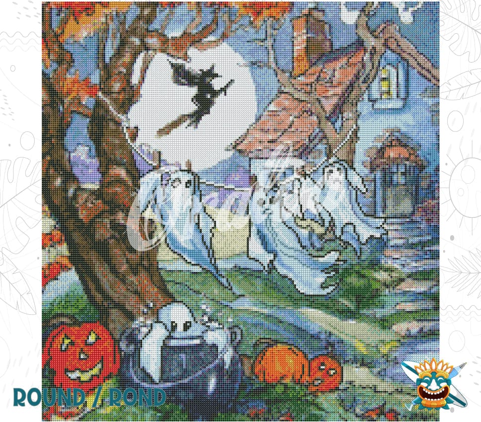 Detail Diamond Painting October Laundry Oraloa - Diamond embroidery