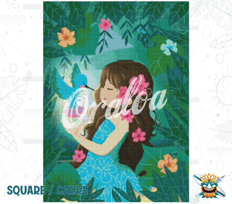 Ergebnis Diamond Painting Der Paradiesvogel - Oraloa Kunsttherapie