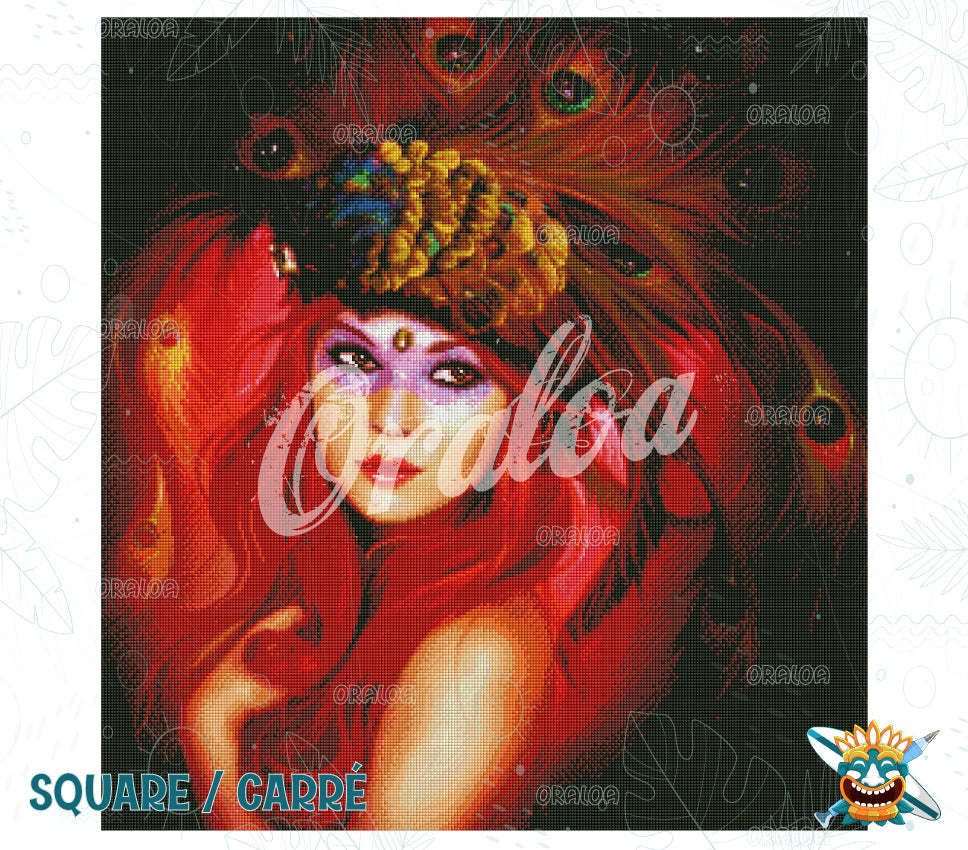 Rendu final Oraloa Diamond Painting Peacock