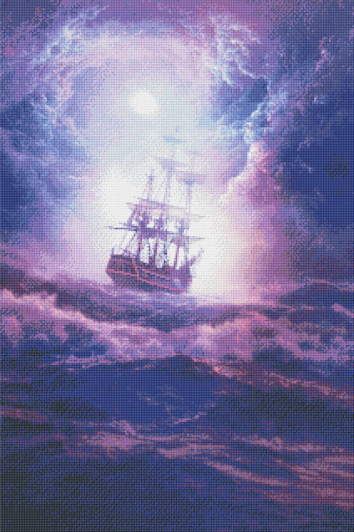 Ergebnis Diamond Painting Uncertain Destiny - Oraloa Kunsttherapie