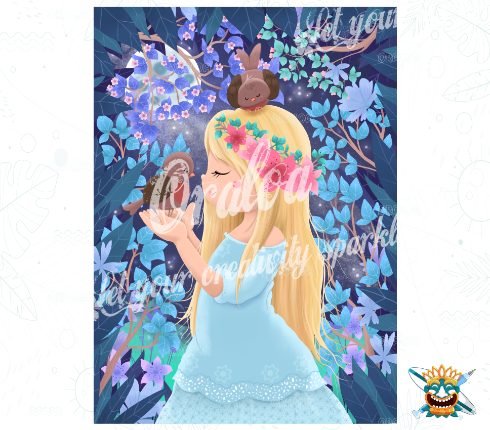 Diamond Painting Rotkehlchen - Oraloa kreatives Diamantstickerei-Set