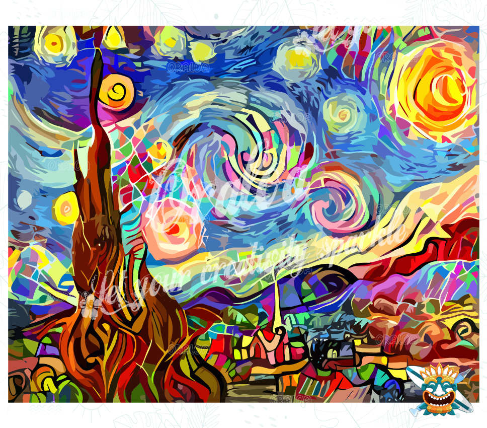 Oraloa Starry art - Diamond Painting complete art therapy kit