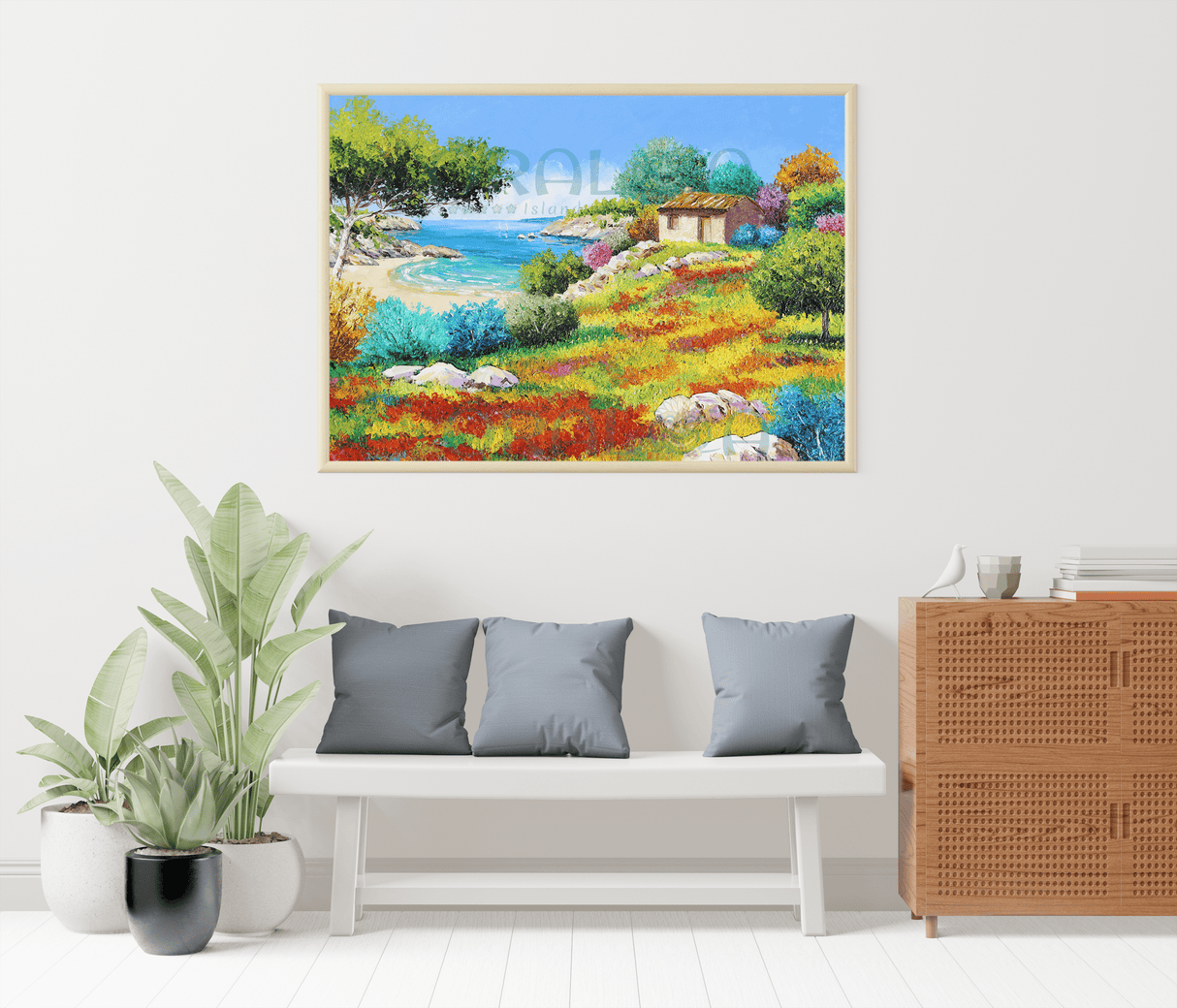 Resultado final Oraloa Diamond Painting Sunset on the Beach