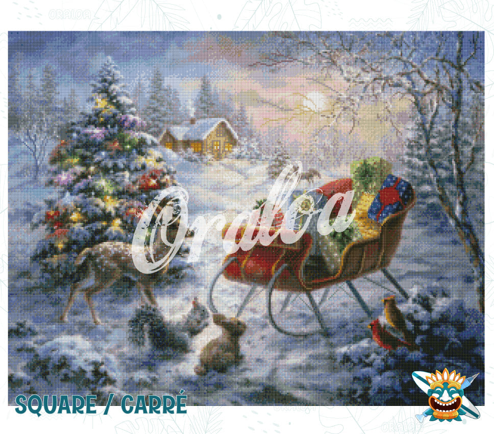 Zoom Diamond Painting Oraloa Tis The Night Before Xmas - Creative kit