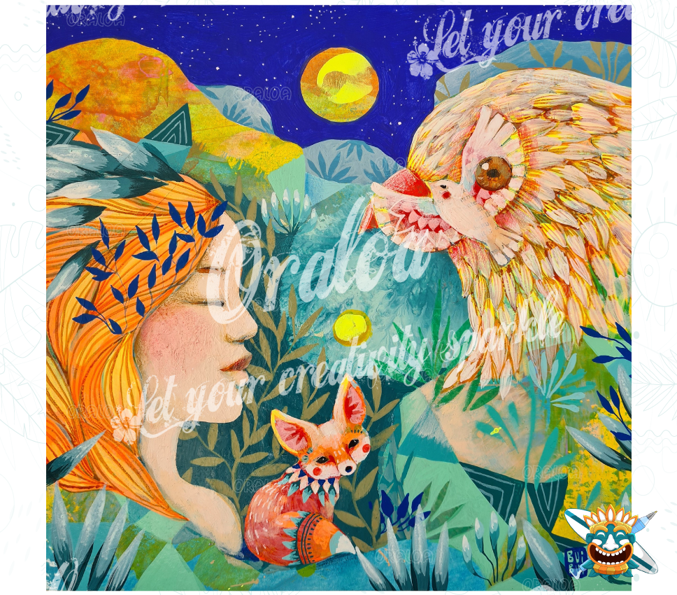 Diamond Painting Totem - Oraloa kit créatif broderie diamant