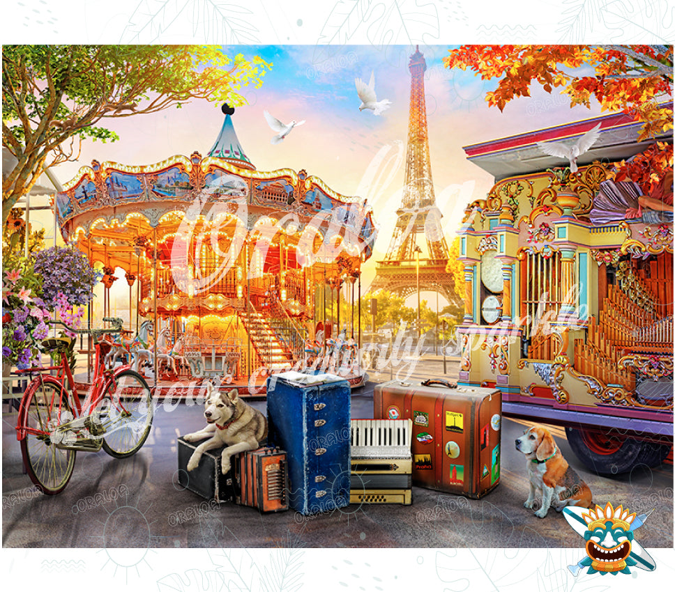 Diamond Painting Oraloa Trocadero Paris - Creative diamond embroidery kit