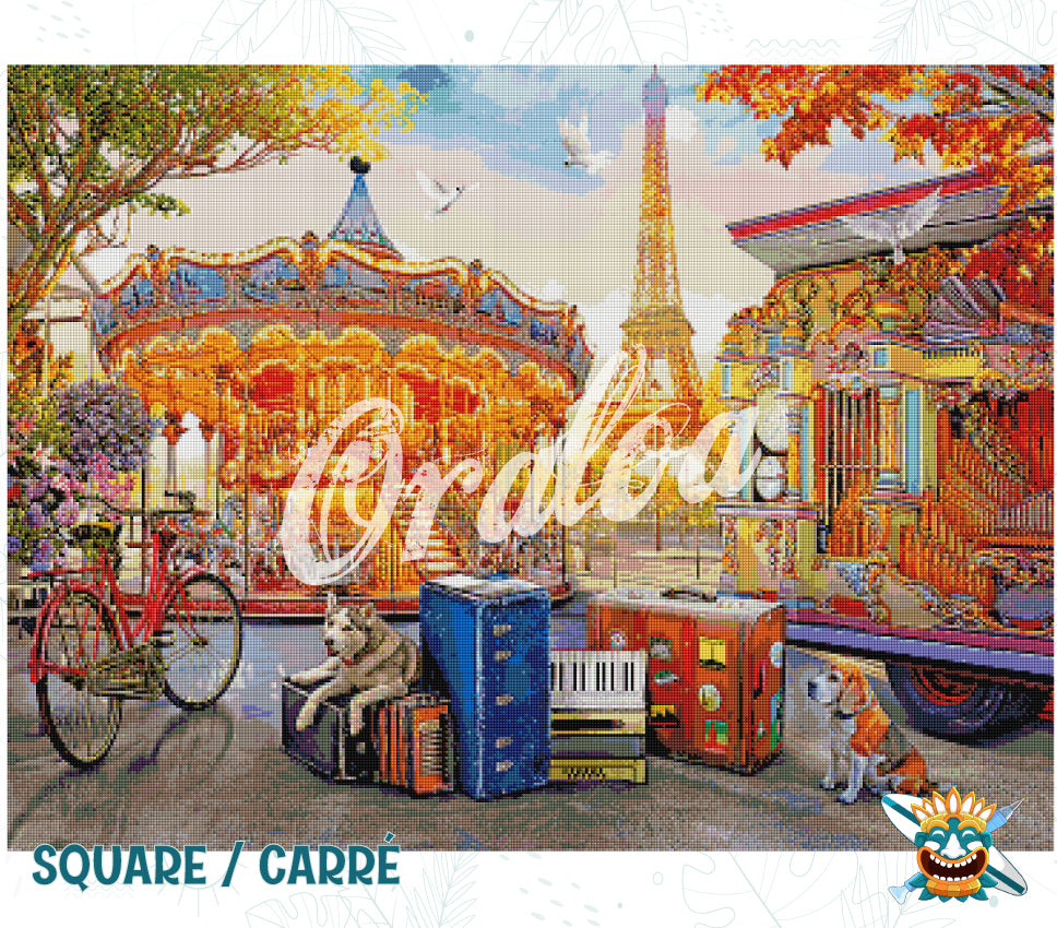 Final rendering Oraloa Diamond Painting Trocadero Paris